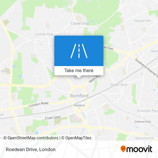 Roedean Drive map