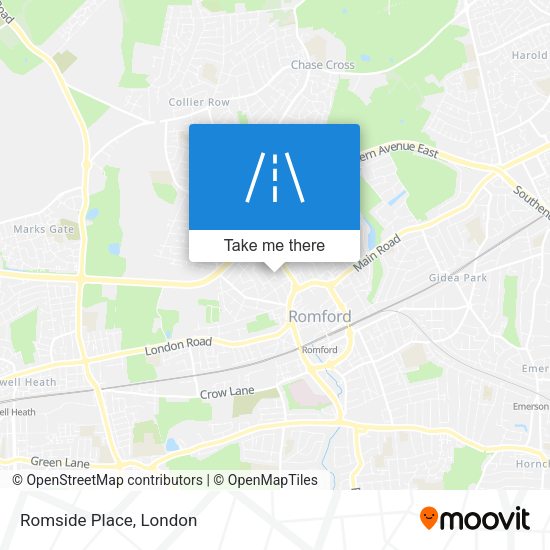 Romside Place map