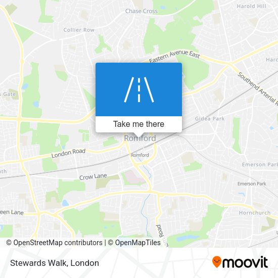Stewards Walk map