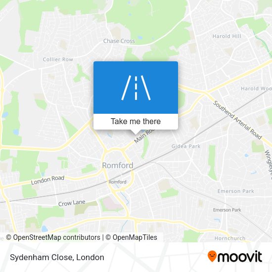 Sydenham Close map
