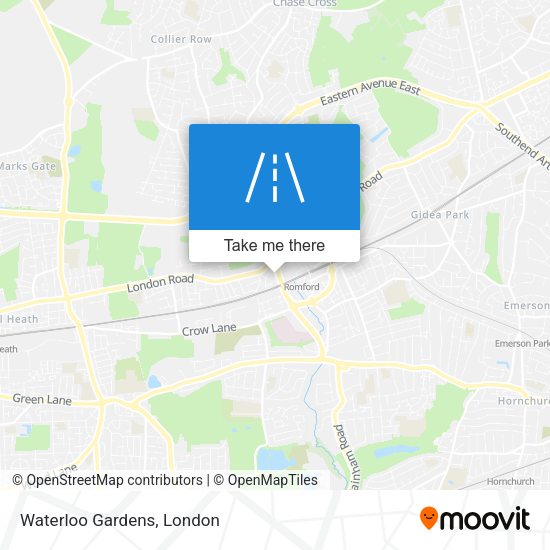 Waterloo Gardens map