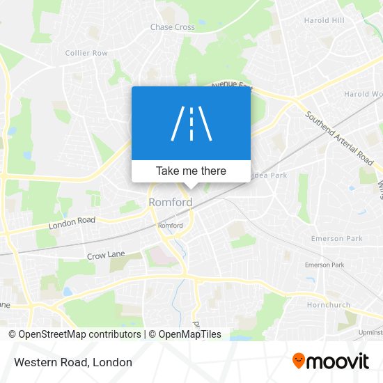 Western Road map