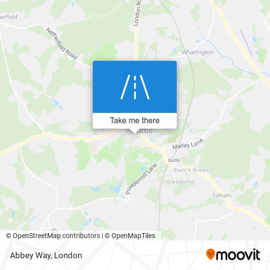 Abbey Way map