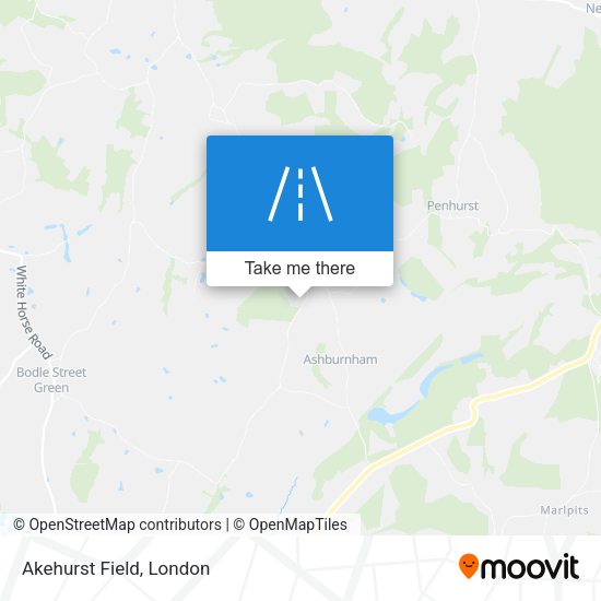 Akehurst Field map