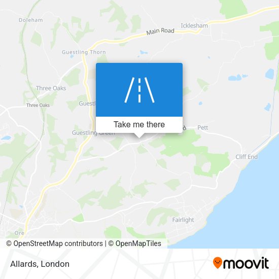 Allards map