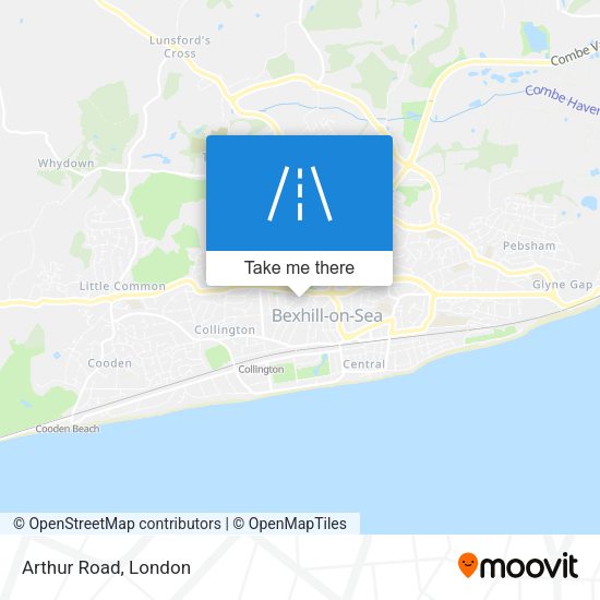 Arthur Road map