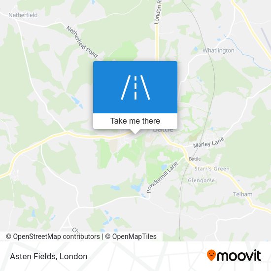 Asten Fields map