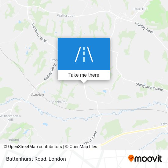 Battenhurst Road map