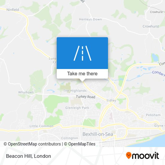 Beacon Hill map