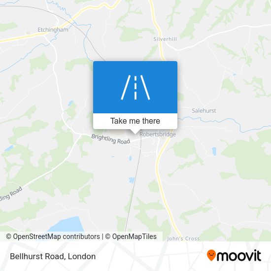 Bellhurst Road map