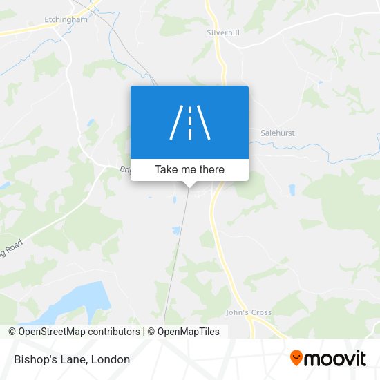 Bishop's Lane map