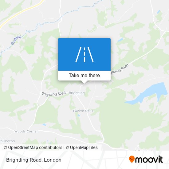 Brightling Road map