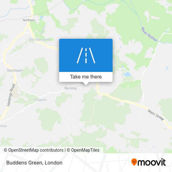 Buddens Green map