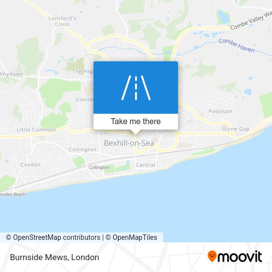 Burnside Mews map