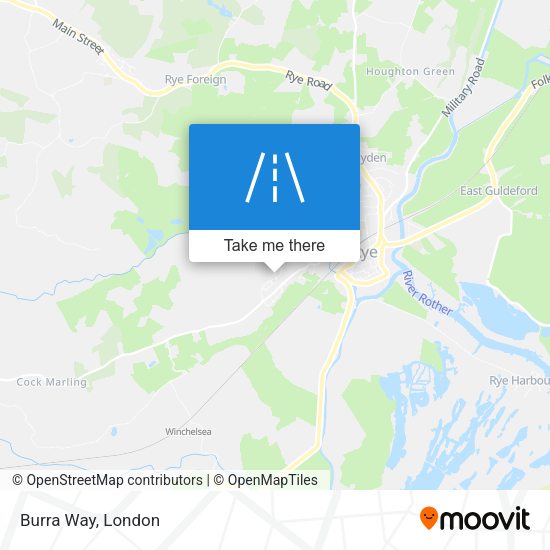 Burra Way map
