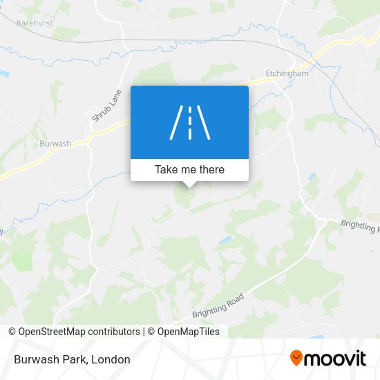 Burwash Park map