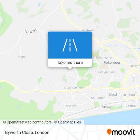 Byworth Close map
