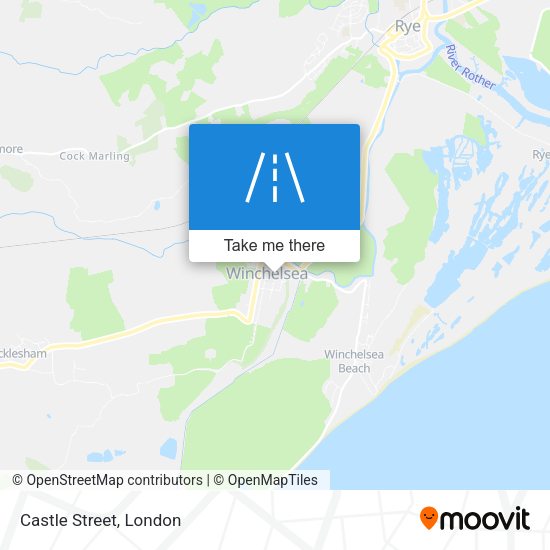 Castle Street map