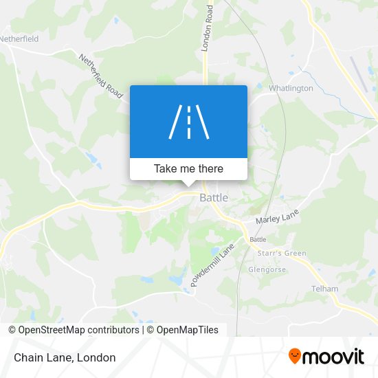 Chain Lane map