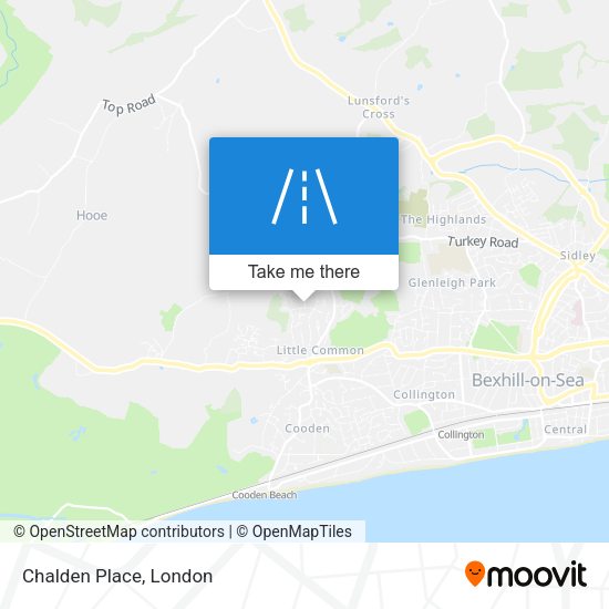 Chalden Place map