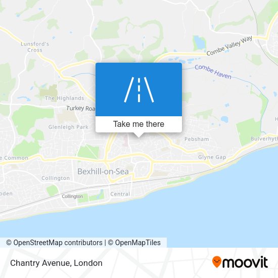 Chantry Avenue map