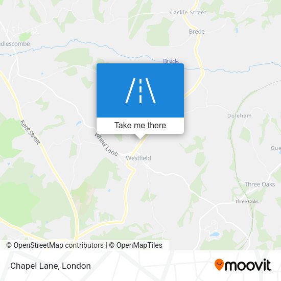 Chapel Lane map
