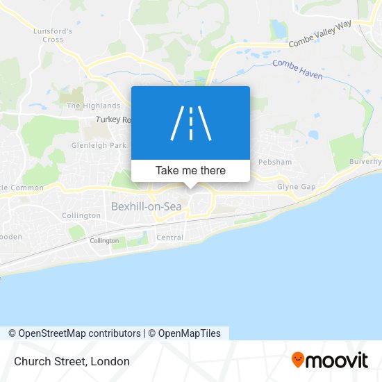 Church Street map
