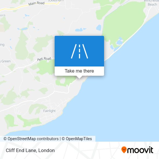 Cliff End Lane map
