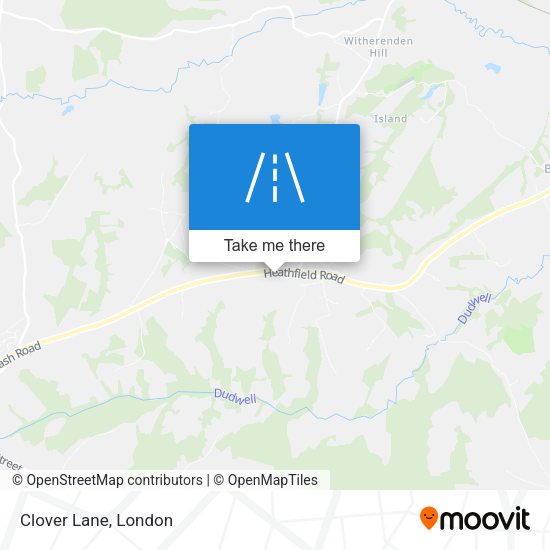 Clover Lane map