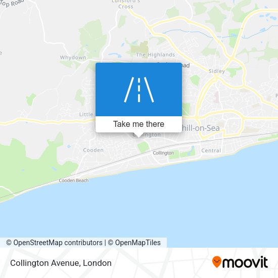 Collington Avenue map