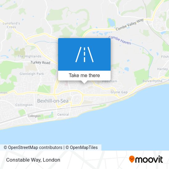Constable Way map