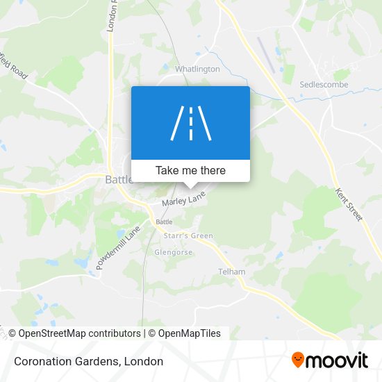 Coronation Gardens map