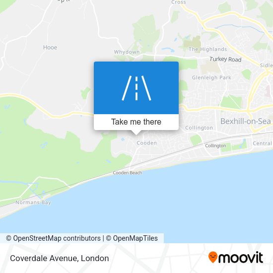 Coverdale Avenue map