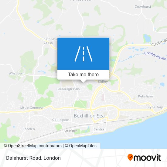 Dalehurst Road map