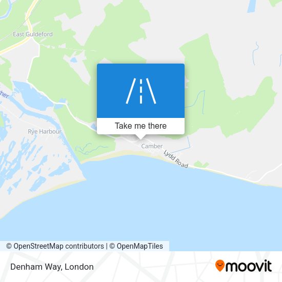 Denham Way map
