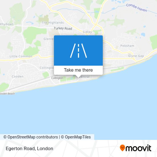 Egerton Road map