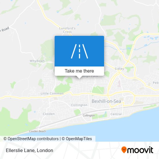 Ellerslie Lane map