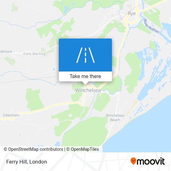 Ferry Hill map