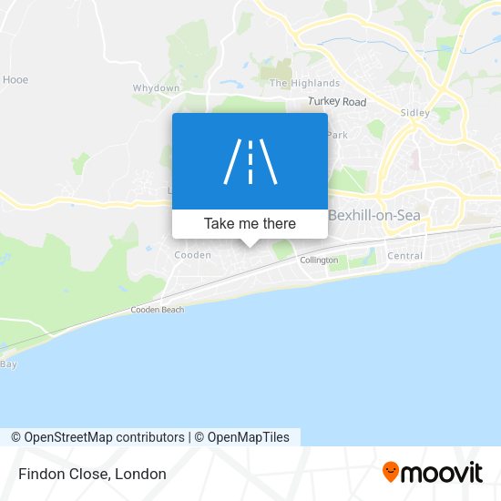 Findon Close map