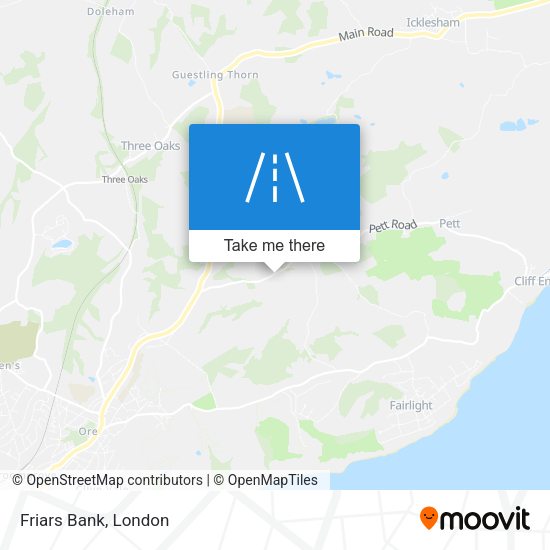 Friars Bank map