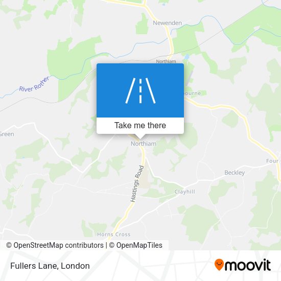 Fullers Lane map