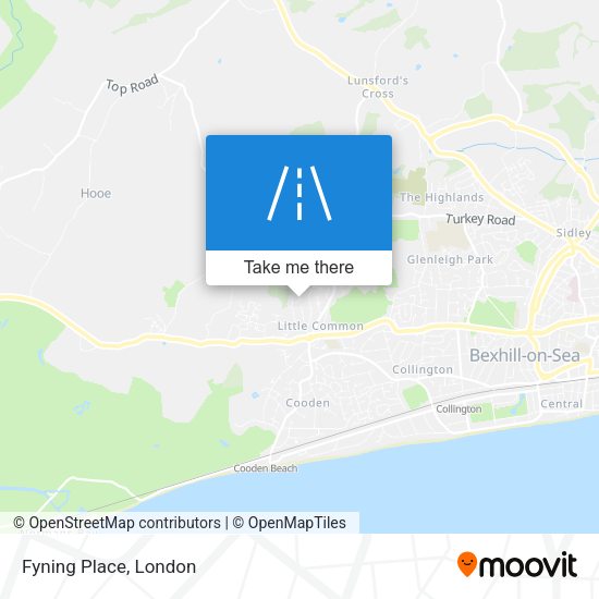 Fyning Place map