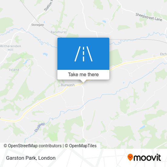 Garston Park map