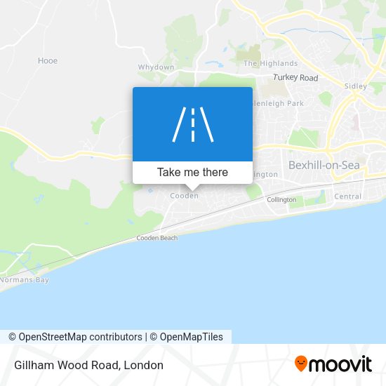 Gillham Wood Road map