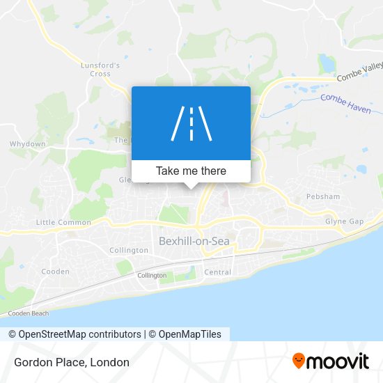 Gordon Place map