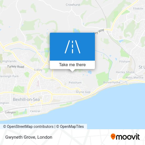 Gwyneth Grove map
