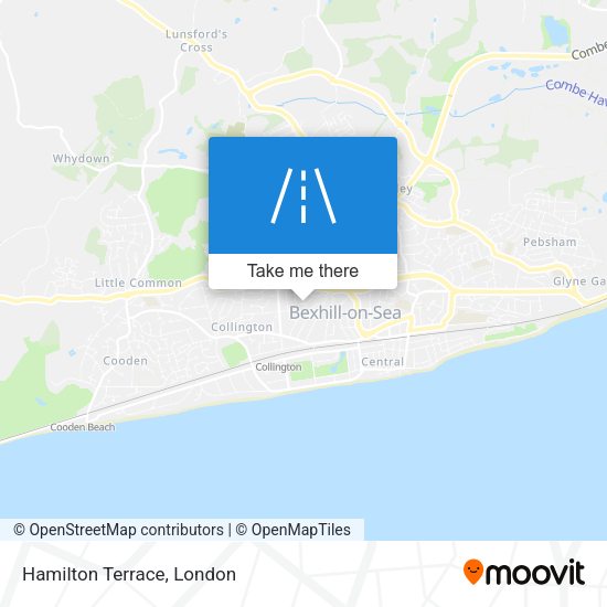 Hamilton Terrace map