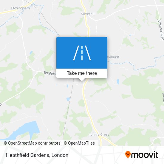 Heathfield Gardens map