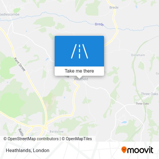 Heathlands map