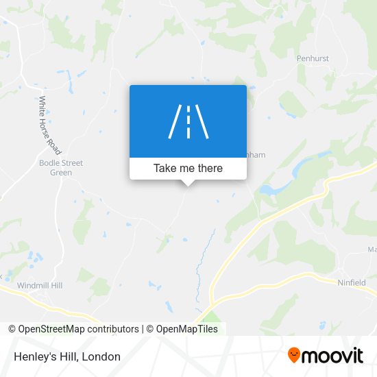 Henley's Hill map